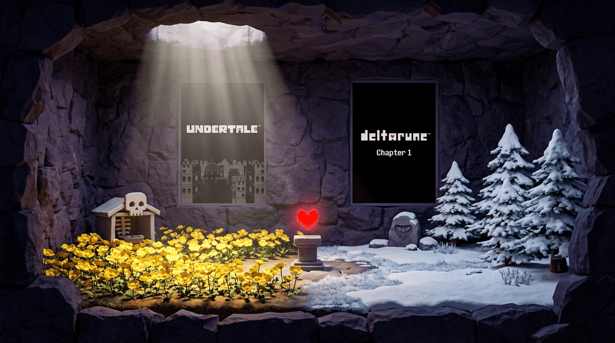 Illustration for Undertale: The Game Where Kindness is the Only Way to Win