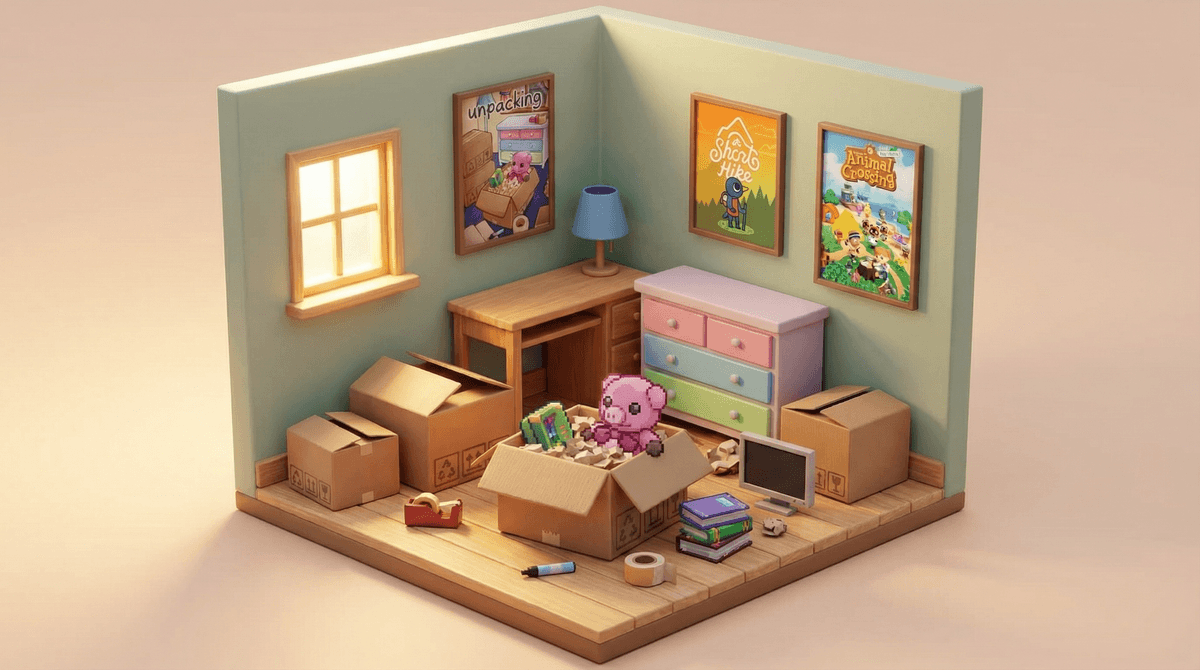 Illustration for Unpacking Game: A Relaxing Rated E Puzzle About Moving