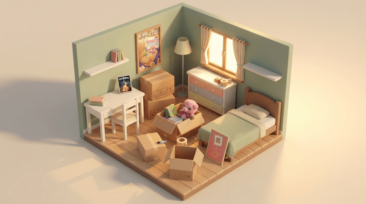 Illustration for Unpacking: A Cozy Game About Life's Transitions