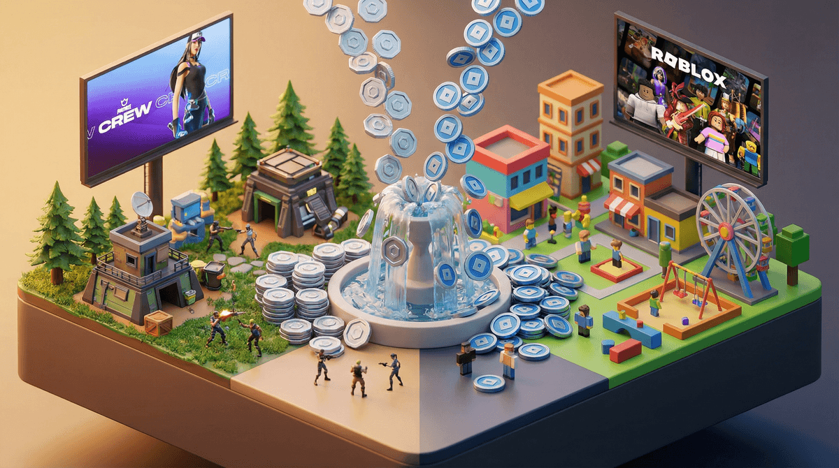 Illustration for V-Bucks vs Robux: Costs and Safety for Fortnite and Roblox