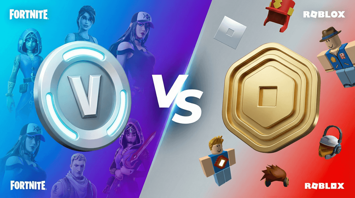 Illustration for V Bucks vs Robux: Which Game Currency Is Better Value?