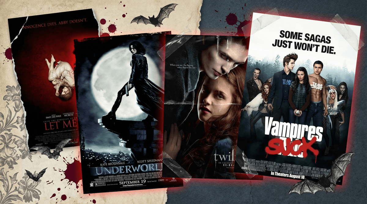 Illustration for Vampire Movies for Teens: 15 Best Rated PG-13 to TV-14