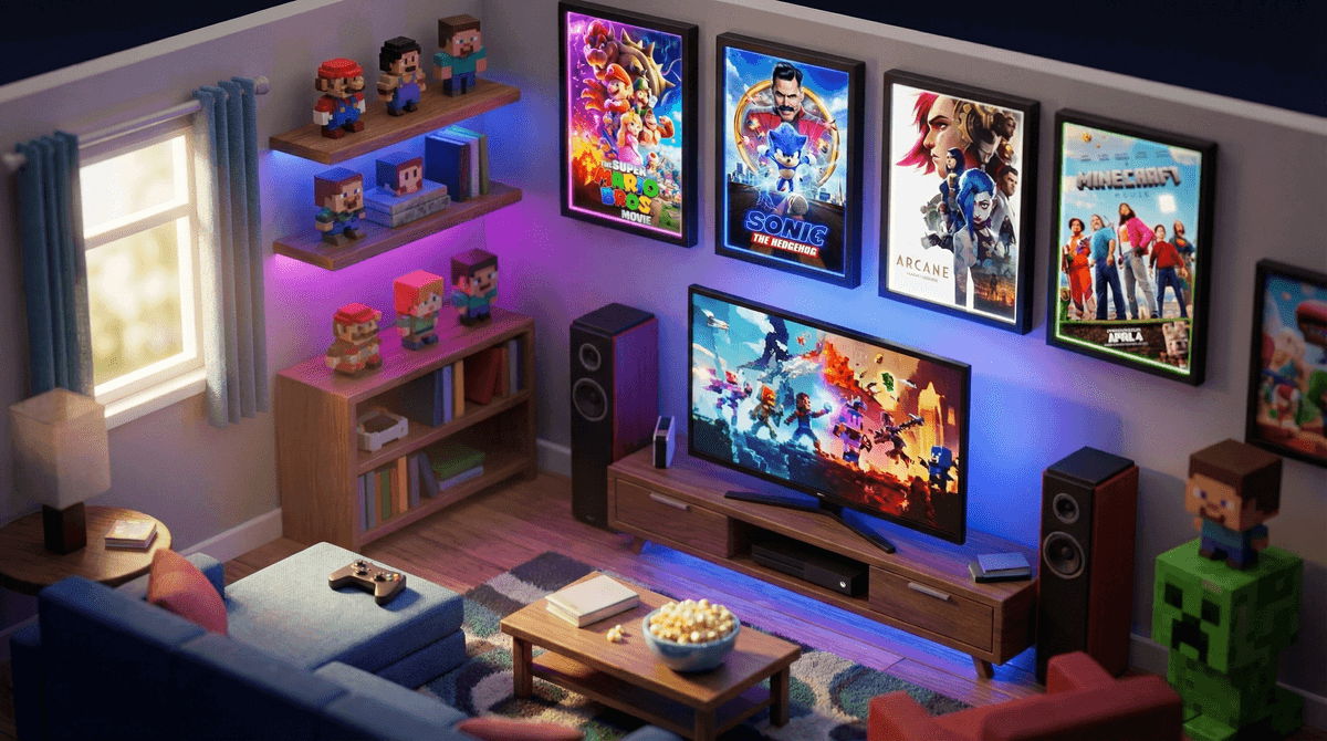 Illustration for Video Game Movies and Shows: When Your Kid's Favorite Game Hits the Screen