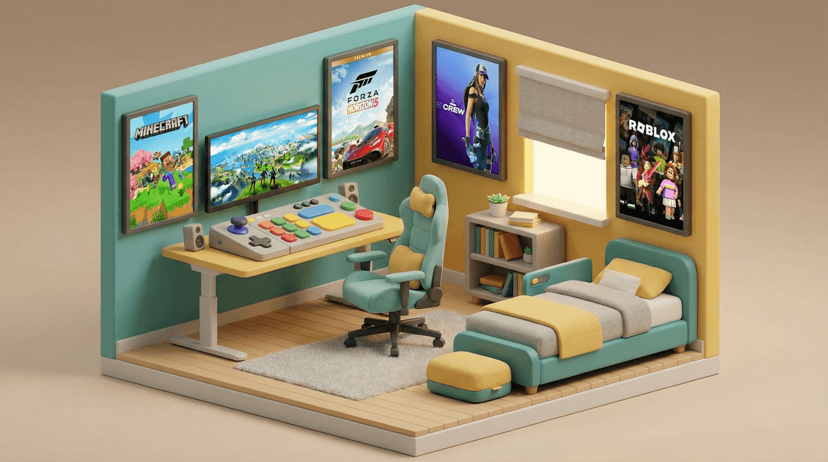Illustration for Video Games for Kids with Disabilities: Adaptive Gaming for Every Child