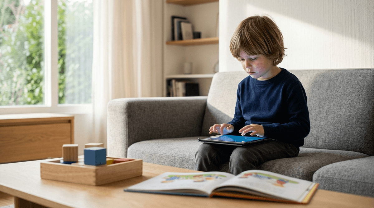 Illustration for Heavy Early Screen Time Can Trigger Symptoms That Mimic Autism