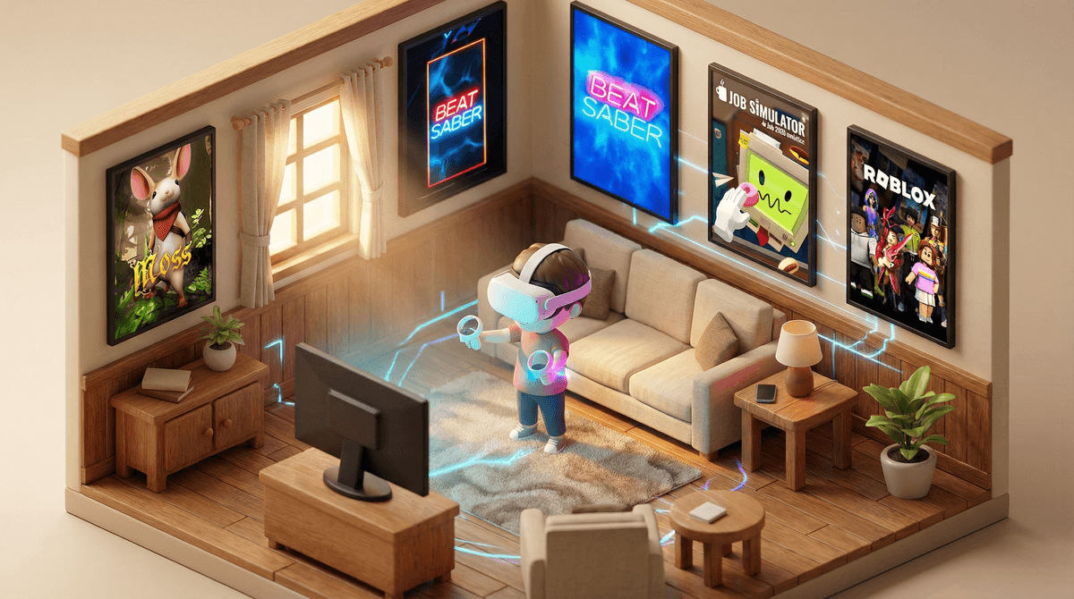 Illustration for Virtual Reality for Kids: What Parents Need to Know Before the Headset Goes On
