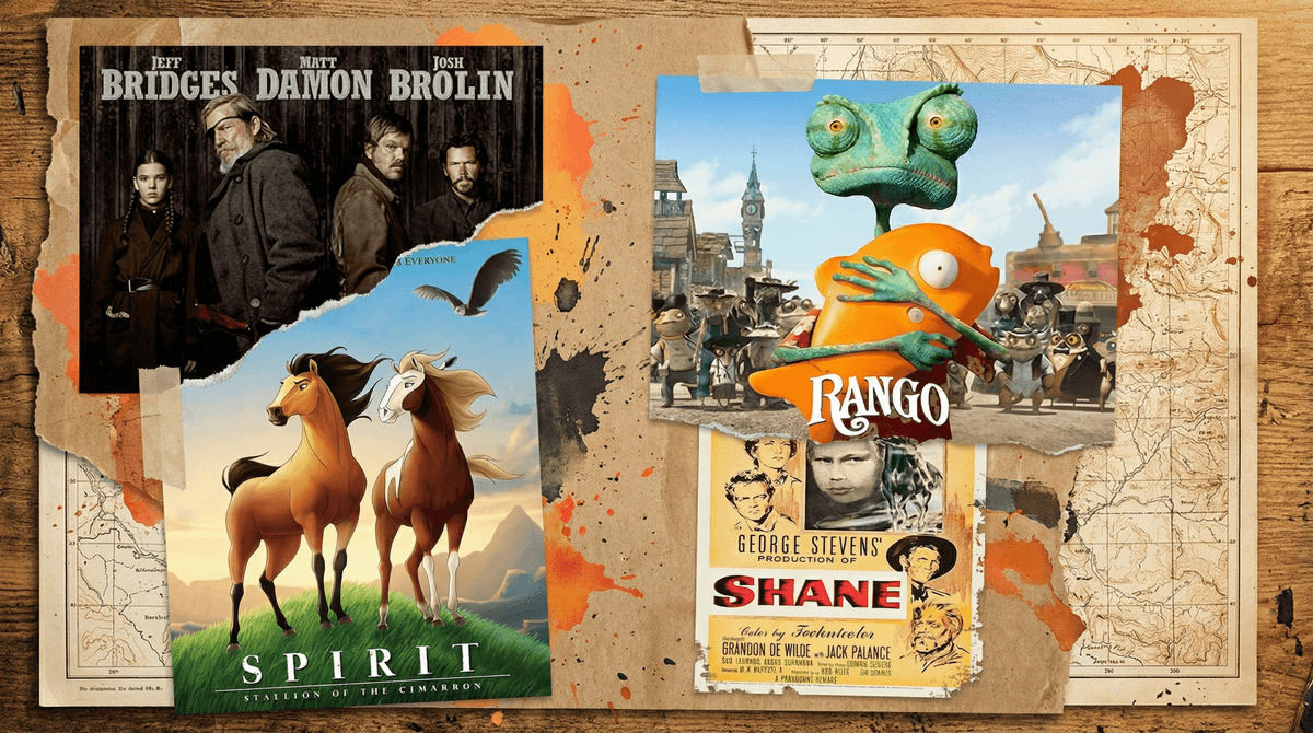 Illustration for Cowboys, Outlaws, and Life Lessons: A Parent’s Guide to Family Westerns