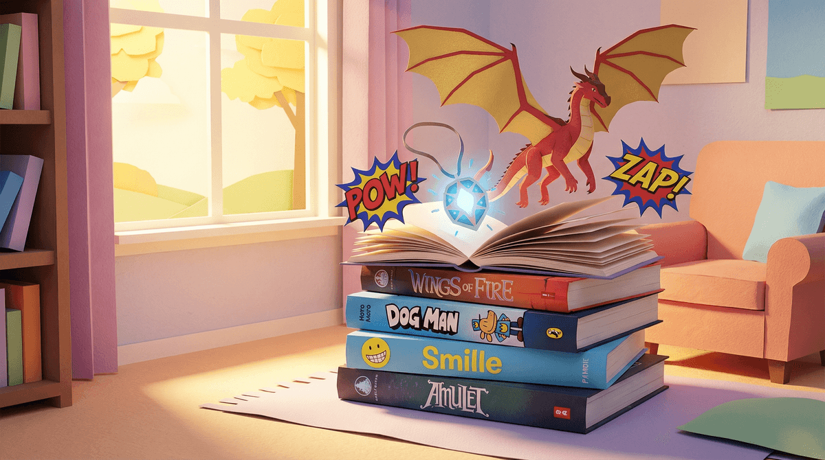 Illustration for Are Graphic Novels 'Real' Reading? Why Your Kid’s Comic Obsession is Actually a Superpower
