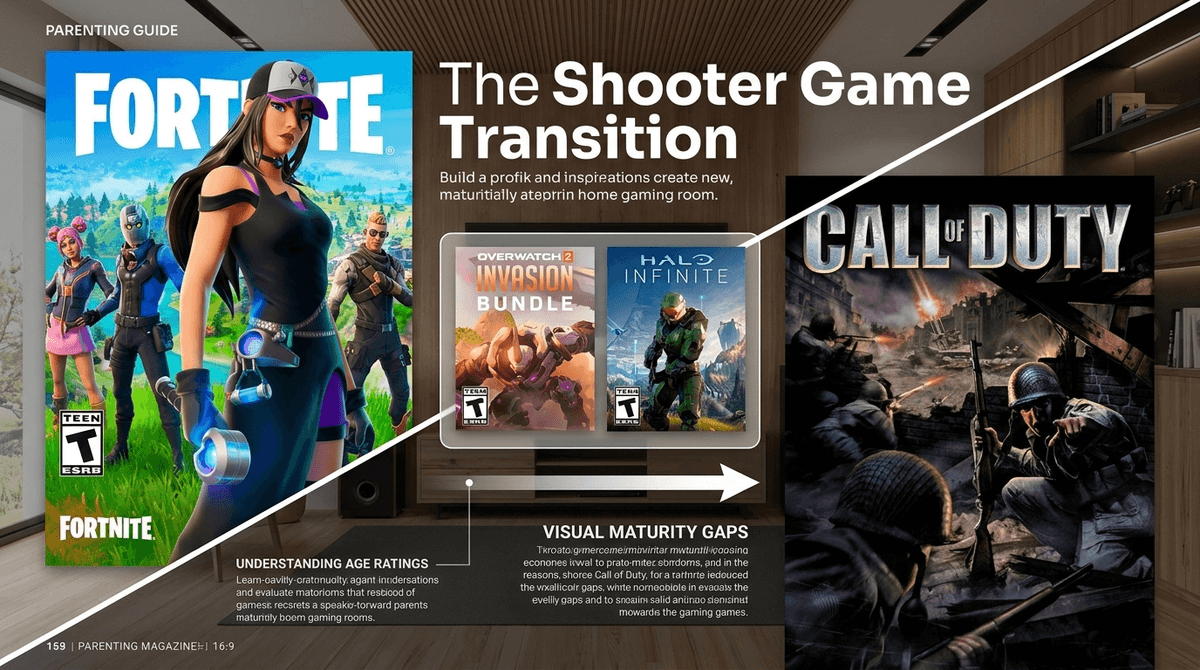 Illustration for "Mom, Can I Get CoD?": Navigating the Jump from Fortnite to Call of Duty