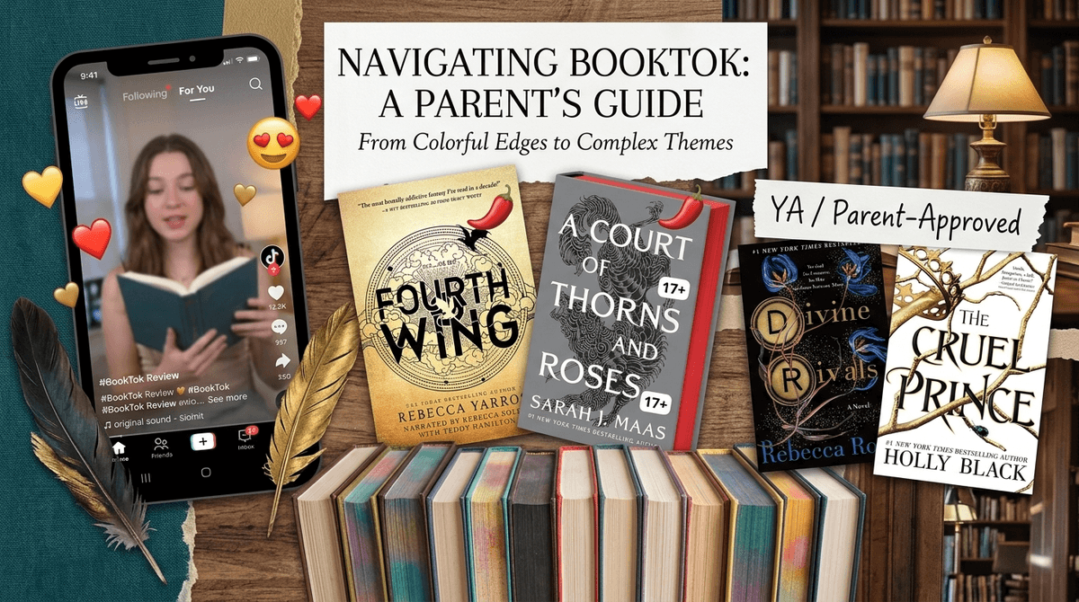 BookTok, Romantasy, and "Spice": When Viral Books Aren't for Kids