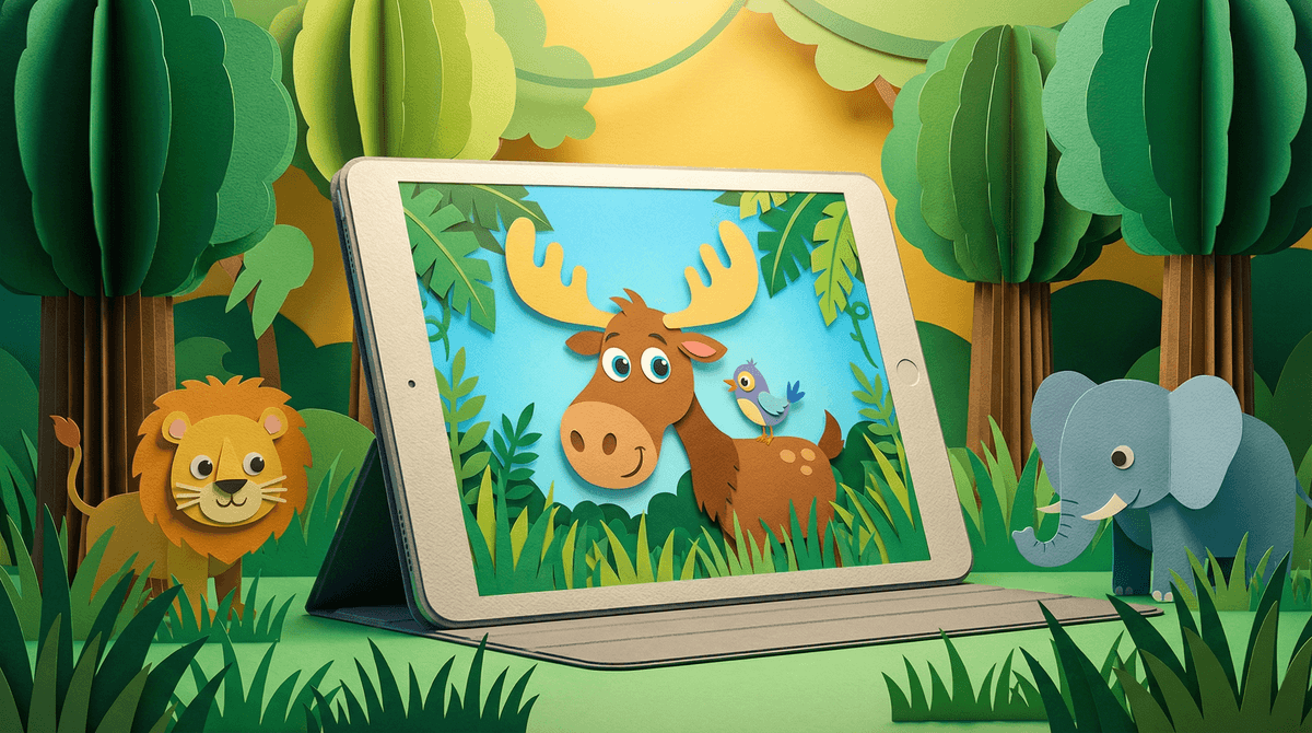 Illustration for Duck Duck Moose Reading: What Makes This Zoo-Themed Phonics App Stand Out