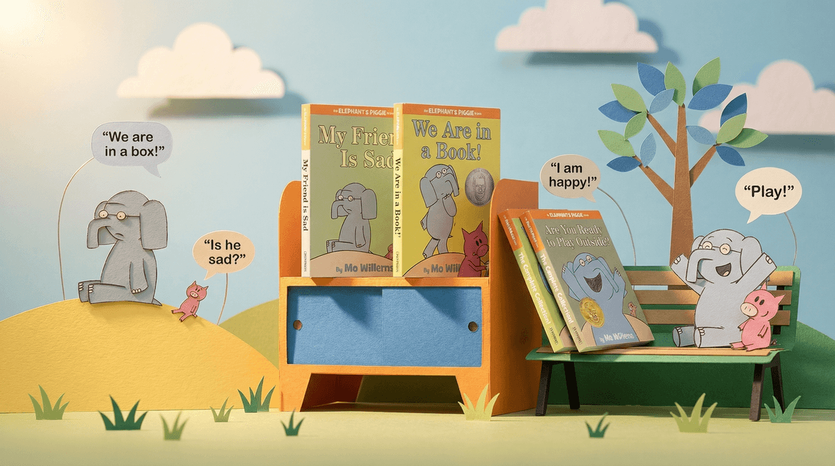Illustration for Why Elephant & Piggie Books Are Perfect for Beginning Readers