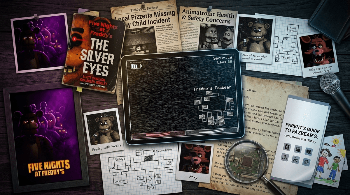 Illustration for Beyond the Jump Scares: Why Kids Are Obsessed with Five Nights at Freddy’s