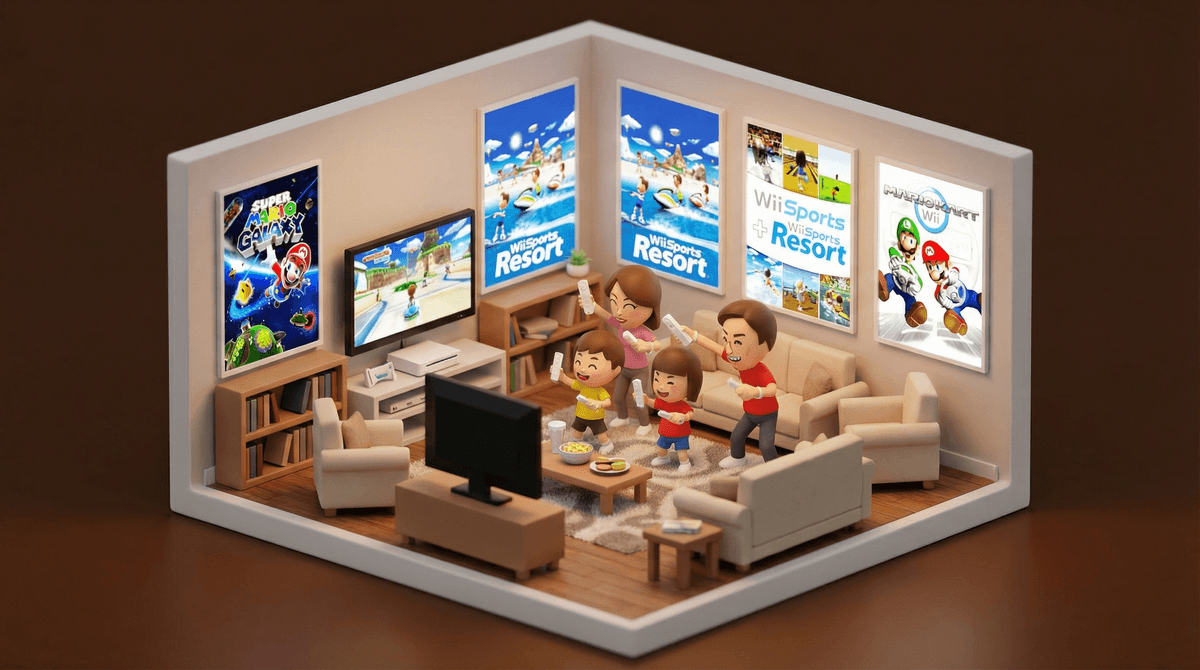 Illustration for The Best Wii Games for Family Game Night