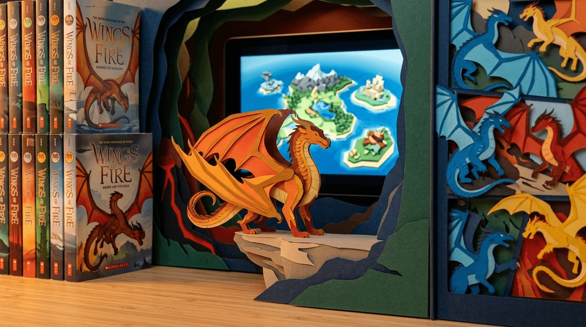 Illustration for Beyond the Books: A Parent's Guide to the Wings of Fire Phenomenon