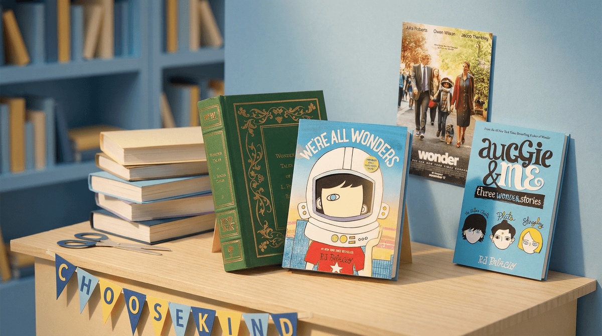 Illustration for Wonder: A Parent's Guide to R.J. Palacio's Book and Its Impact on Kids