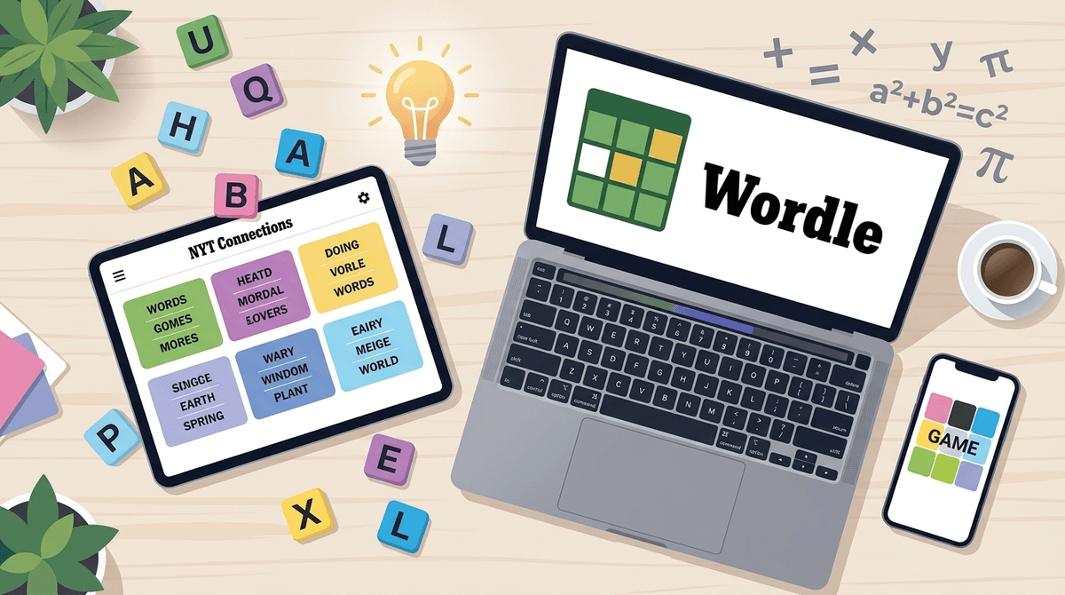 Illustration for Wordle for Kids: The Ultimate Guide to the Internet’s Best Daily Brain Workout