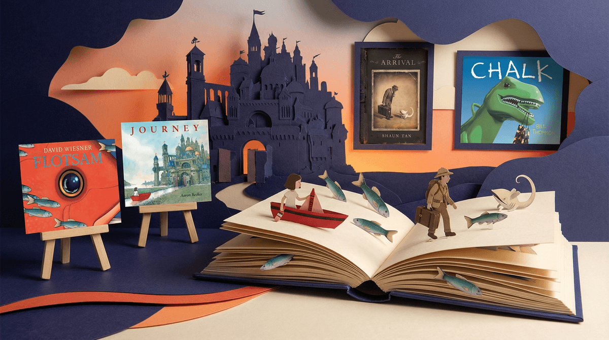 Illustration for Wordless Picture Books: Building Visual Literacy Before Screens Take Over