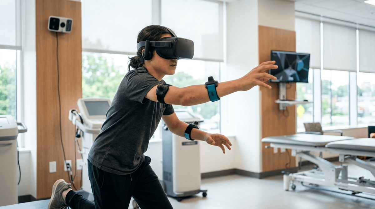 Illustration for Extended Reality Boosts Motivation and Empowerment in Pediatric Rehab