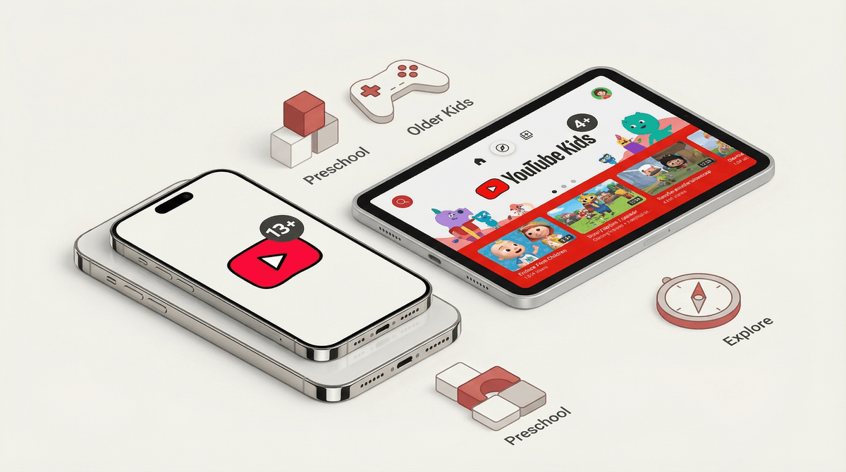 Illustration for YouTube Age Rating: How to Set Content Levels for Kids