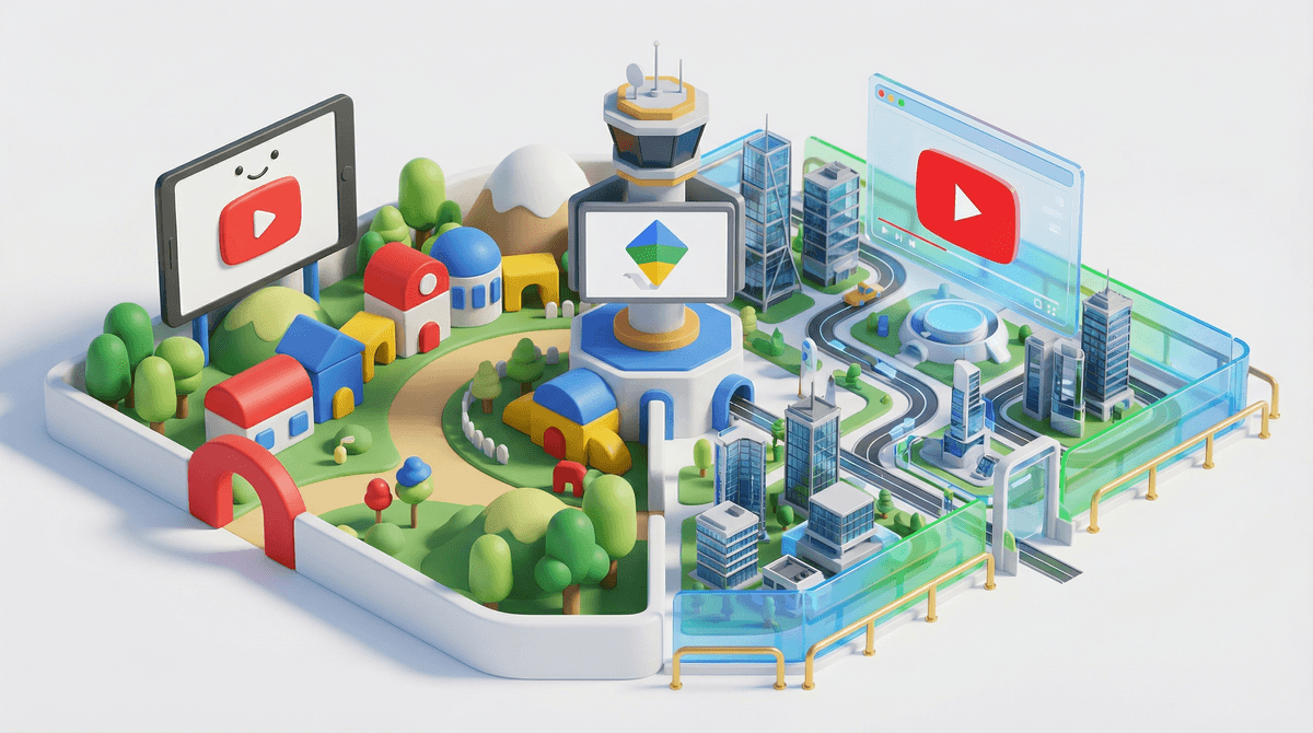Illustration for YouTube Kids vs Supervised: Which is Safer for Your Child?