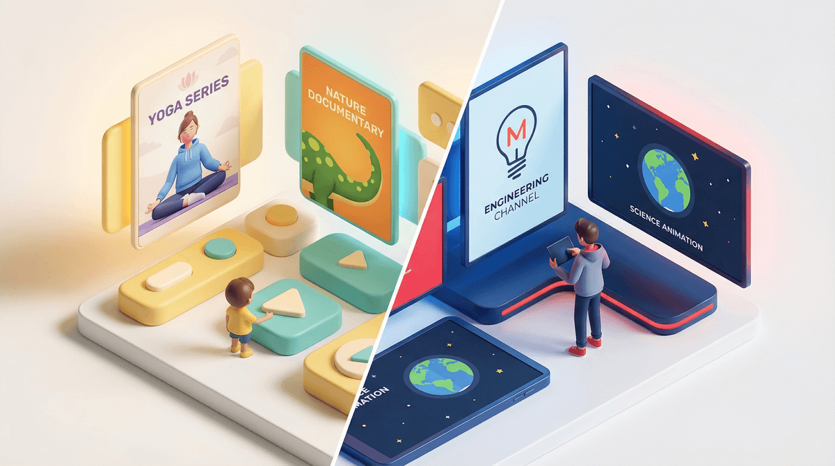 Illustration for YouTube Kids vs Regular YouTube: Parental Control Guide
