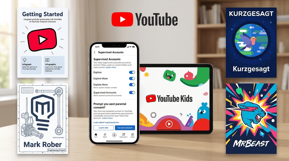 Illustration for Beyond the Walled Garden: A Parent’s Guide to YouTube Parental Controls