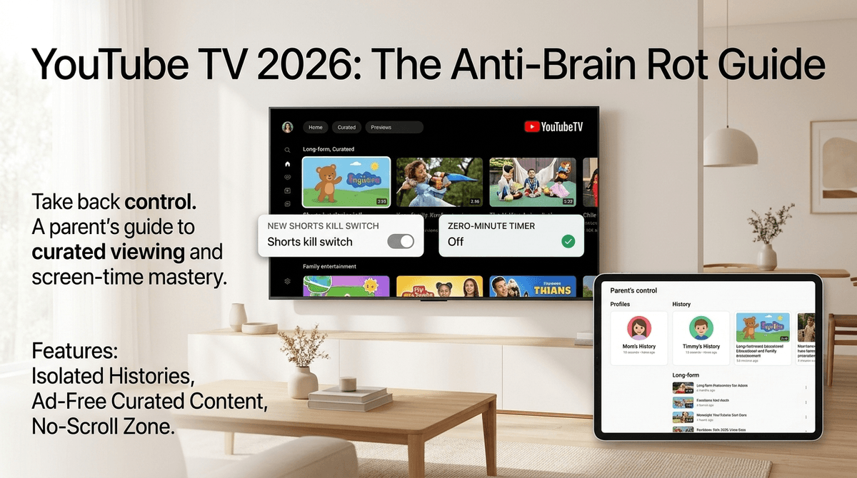Illustration for How to Disable Shorts on YouTube Kids (2026 Guide)
