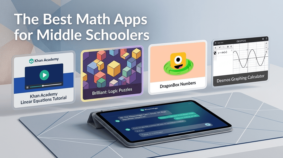 From Answer Bots to AI Mentors: The Best Math Apps for Middle Schoolers