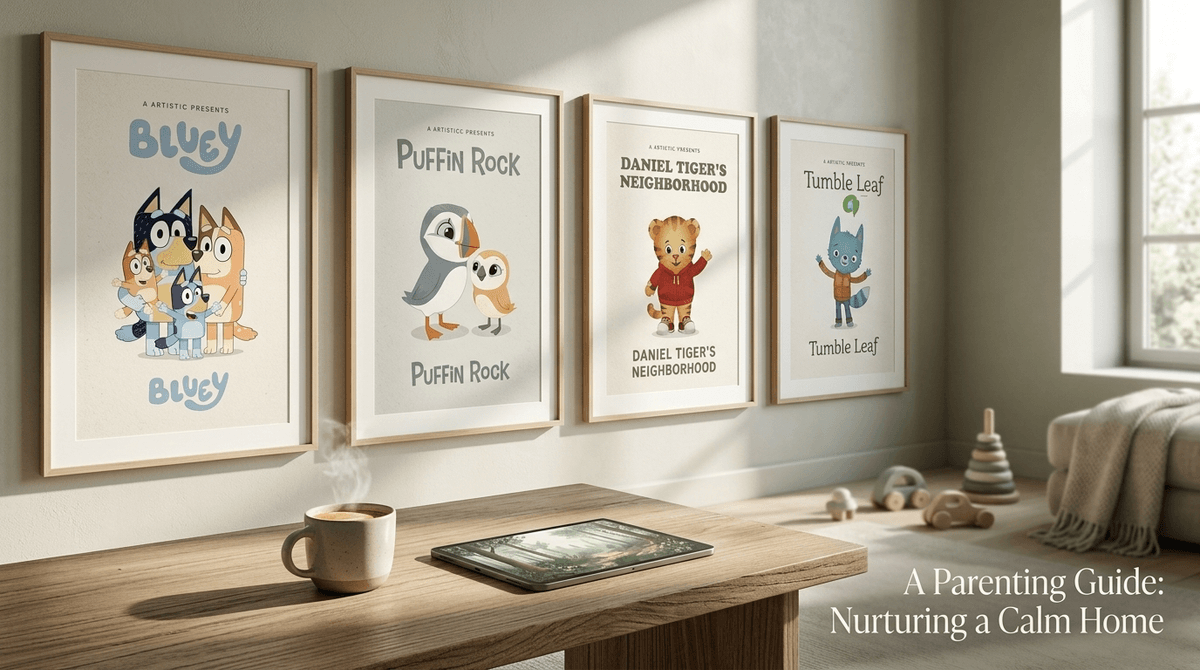 Illustration for The Best Preschool Shows (That Won't Drive You or Your Kid Crazy)