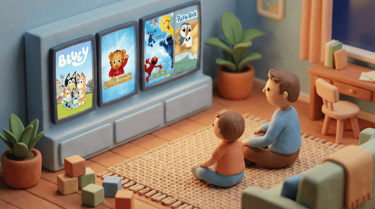Illustration for The Best TV Series for Preschoolers: Screen Time That Actually Supports Development