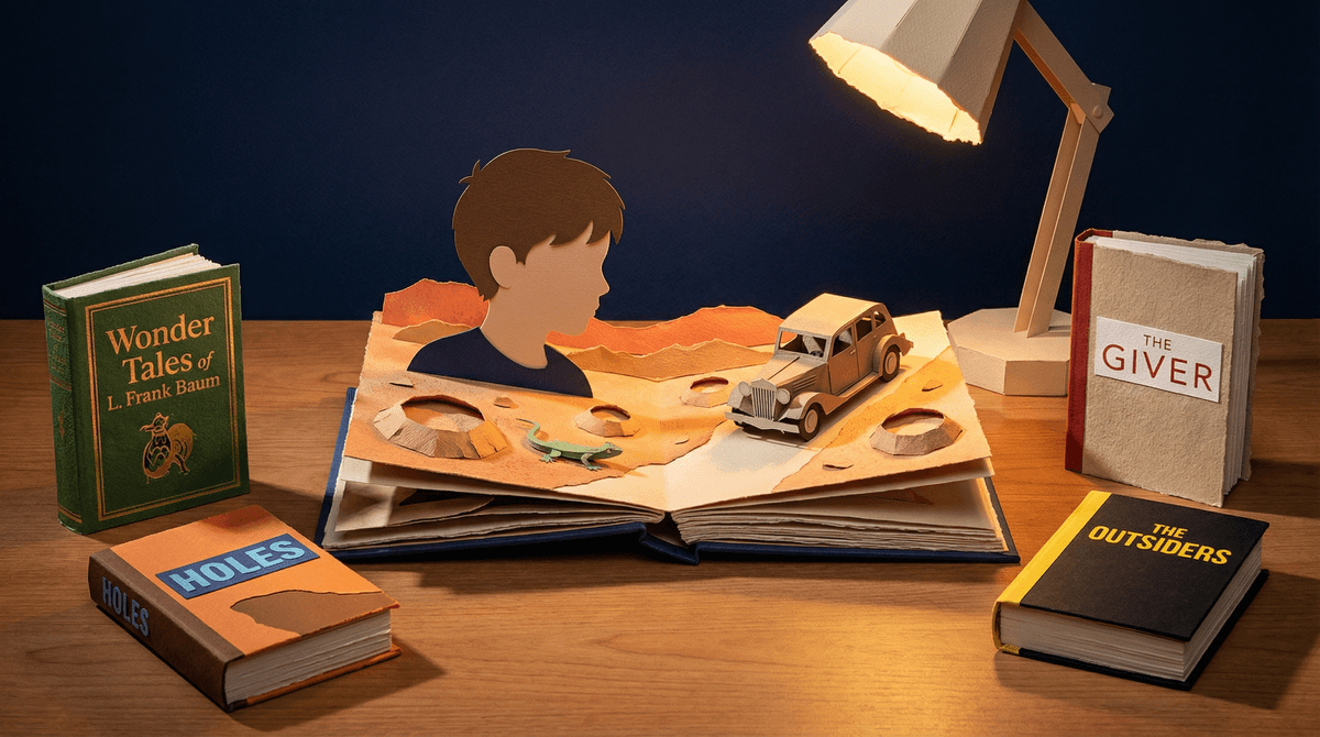 Illustration for Book Report Books for Middle School: A Parent's Guide to Choosing Wisely