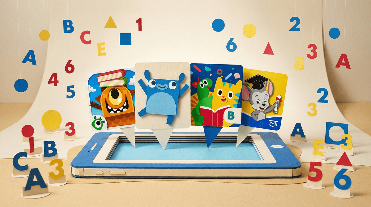 Illustration for Can Apps Teach Preschoolers to Read?