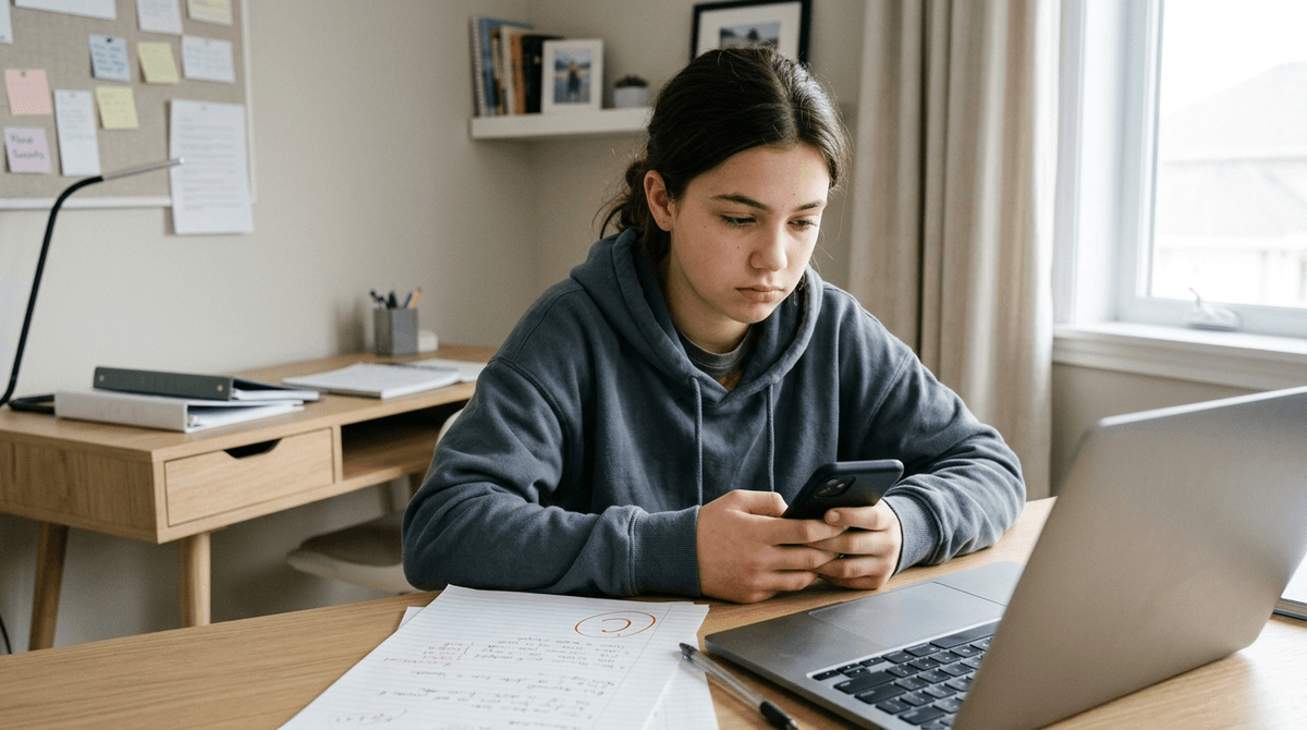Illustration for Escalating Cyberbullying Triggers Steep Drops in Middle School Grades