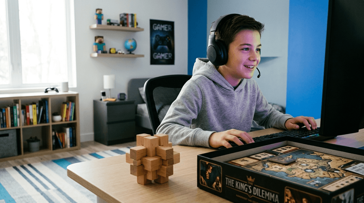 Illustration for High Gaming Addiction Linked to Lower Problem Solving Skills