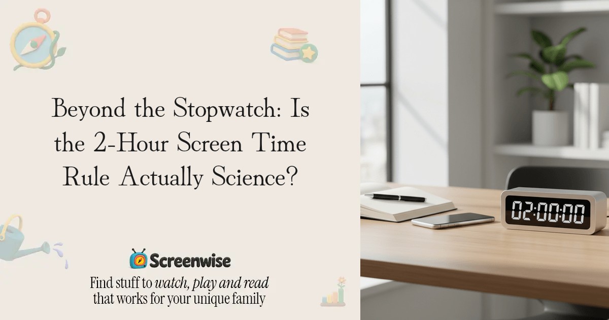 Beyond the Stopwatch: Is the 2-Hour Screen Time Rule Actually Science ...