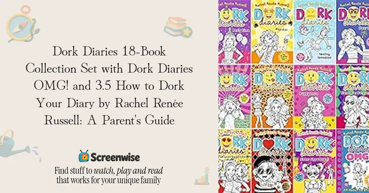 Dork Diaries 18-Book Collection Set with Dork Diaries OMG! and 3.5