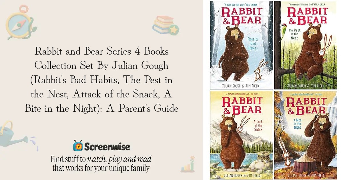 Rabbit and Bear Series 4 Books Collection Set By Julian Gough (Rabbit's ...