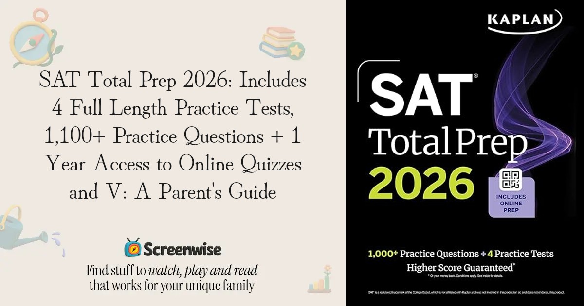 SAT Total Prep 2026: Includes 4 Full Length Practice Tests, 1,100 ...