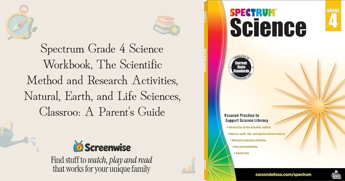 Spectrum Grade 4 Science Workbook, The Scientific Method and Research ...