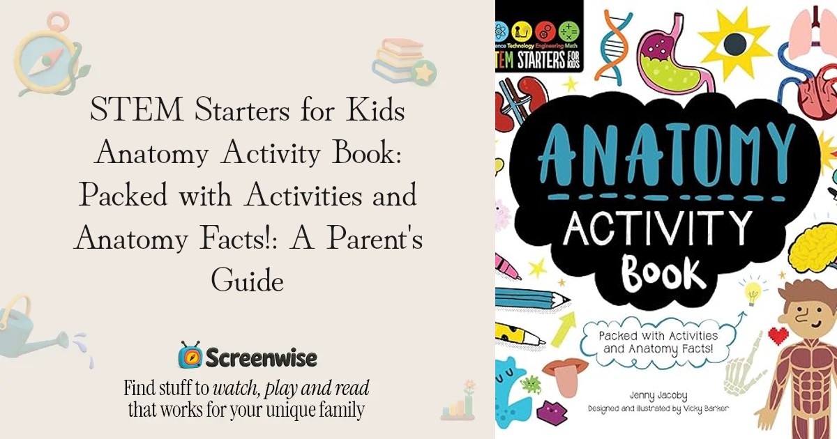 STEM Starters for Kids Anatomy Activity Book: Packed with Activities ...