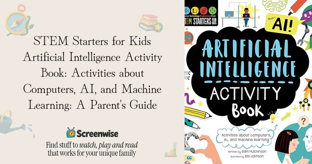 STEM Starters for Kids Artificial Intelligence Activity Book ...