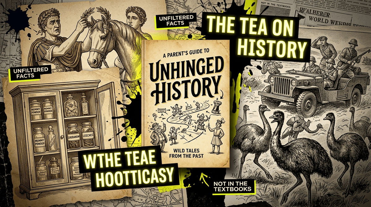 Illustration for Unhinged History: The Gross, Weird Stories Your Kid Actually Wants to Read