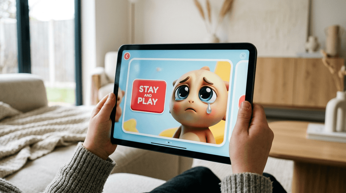 Illustration for Most Preschool Apps Use Psychological Tricks to Prevent Kids from Quitting