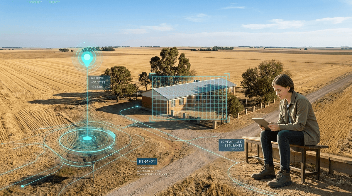 Illustration for Screenwise guide: Satellite AI Maps Internet Dead Zones for Remote Schools