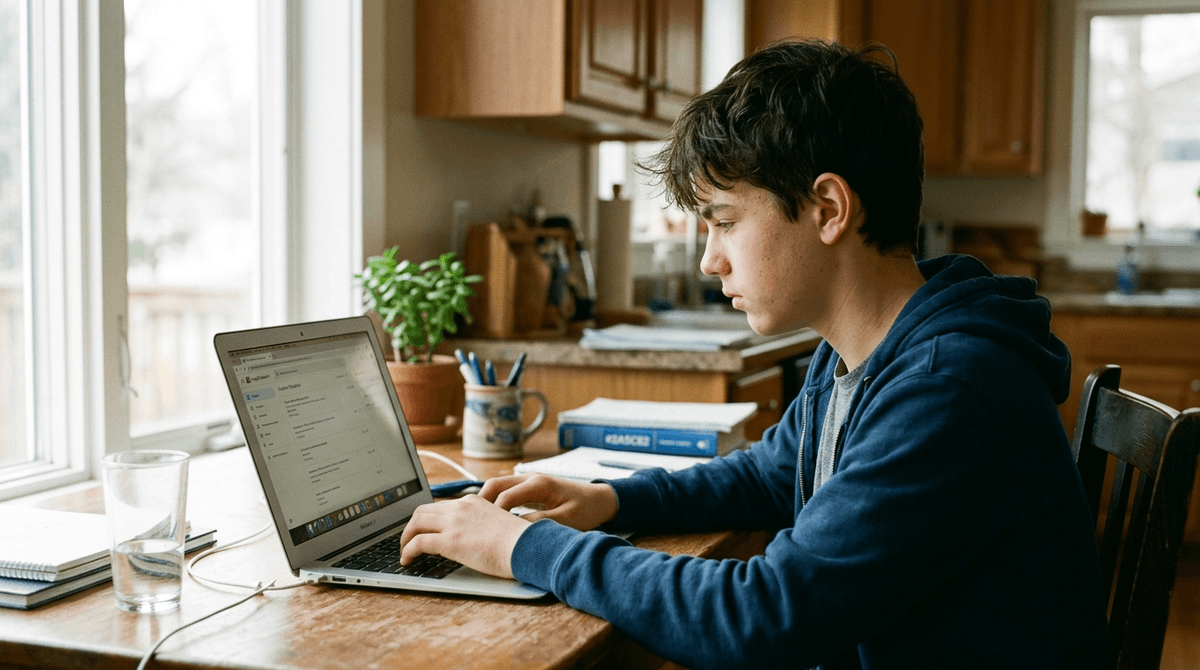 Illustration for School Monitoring Software Often Triggers Discipline Instead of Student Support