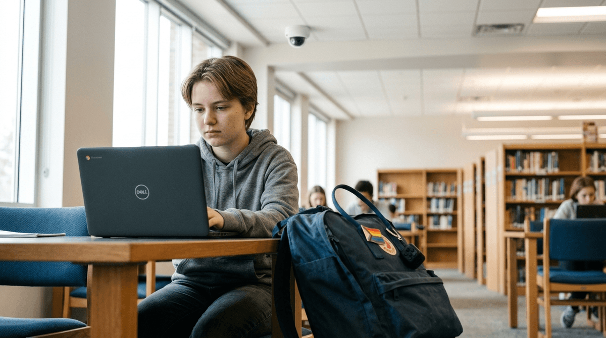 Illustration for School Monitoring Software Harms Students with Disabilities and Lgbtq+ Youth
