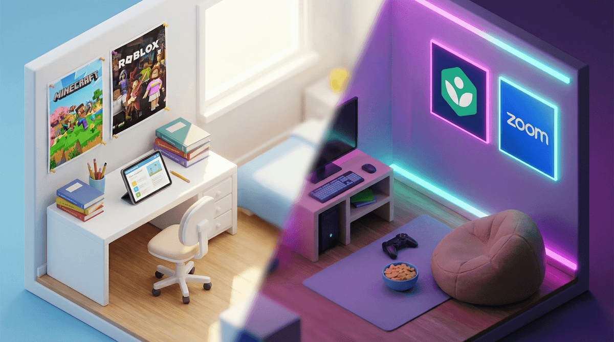 Screen Time During Online School: When Learning and Leisure Blur