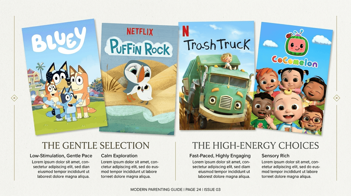 Illustration for The Preschool Watchlist: Bluey, Cocomelon, and the 'Brain Rot' Debate