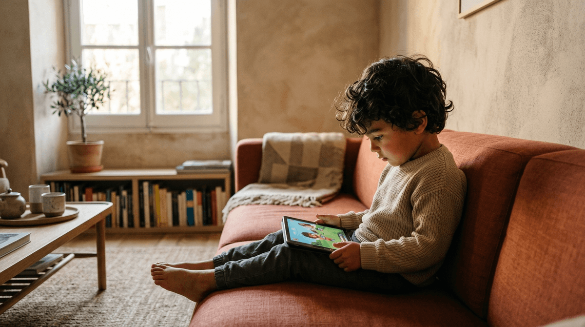 Illustration for Most Children Under Five Exceed Recommended Screen Time Limits